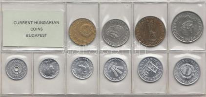 1985. 2f-20Ft 10db klf érmés forgalmi sor fóliatokban T:1