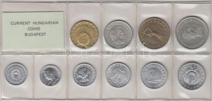 1984. 2f-20Ft 10db klf érmés forgalmi sor fóliatokban T:1