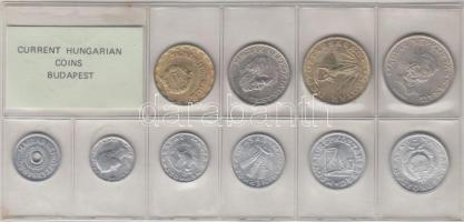 1983. 2f-20Ft 10db klf érmés forgalmi sor fóliatokban T:1