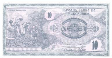 Macedónia 9db modern bankjegy T:I Macedonia 9pcs of modern banknotes C:UNC