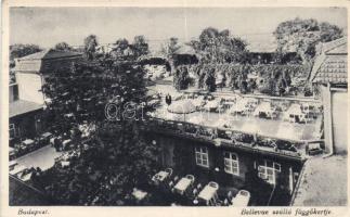 Budapest I. Hotel Bellevue függőkertje (fa)