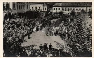 Nagybánya, bevonulás / entry of the Hungarian troops, vissza So. Stpl