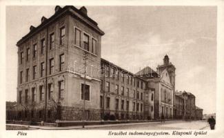 Pécs Erzsébet tudományegyetem, központi épület