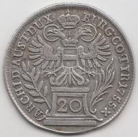 Ausztria 1755. 20Kr Ag Mária Terézia T:2,2- Austria 1755. 20 Kreuzer Ag Maria Theresia C:XF,VF