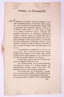 1799 Helytartótanácsi levél Újbánya szabad királyi város bírójának újoncozás témakörében Almásy Pál hétszemélyes tábla ülnökének, Christoffy Ignác jogász, Darvas Ferenc saját kezű aláírásával, szárazpecséttel