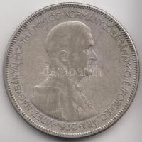 1930. 5P Ag "Horthy-jobbra" T:3