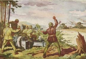 Military WWII Károly Fazekas in battle s: Gönczi Gebhardt