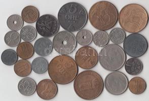 Norvégia 27db klf pénzérme T:2,2-
Norway 27pcs of different coins C:XF,VF