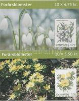 Spring flowers stamp-booklet, Tavaszi virágok bélyegfüzetek