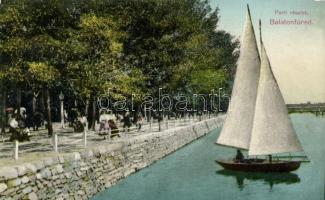 Balatonfüred, sétány, vitorlás (Rb)