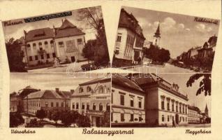 10 db régi, történelmi magyar képeslap: Szabadka (2), Ungvár, Szatmárnémeti, Szeged, Balassagyarmat,...