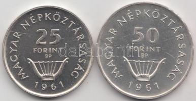 1961. 25Ft Ag + 50Ft Ag "Liszt" pár T:P
