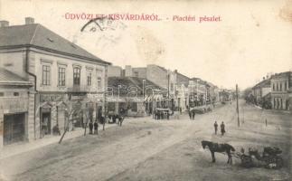 Kisvárda Piac tér, Elek Dezső üzlete, gyógyszertár (fl)