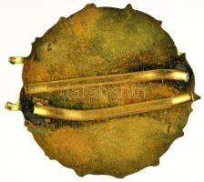 ~1960. "Munkásőr" szolgálati zománcozott aranyozott jelvény 5 év szolgálat után + ejtőerny...