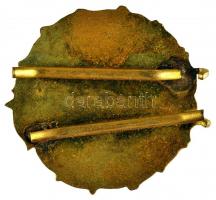 ~1960. "Munkásőr" szolgálati zománcozott aranyozott jelvény 5 év szolgálat után + ejtőerny...