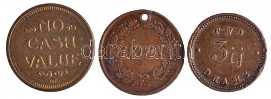 3db különféle zseton T:2,2-