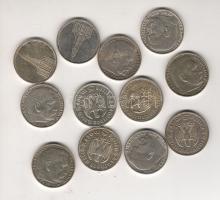 Német Birodalom 1935-36. 5M "Hindenburg" (10x) + "Garnisonkirche" (2x) T:2/3