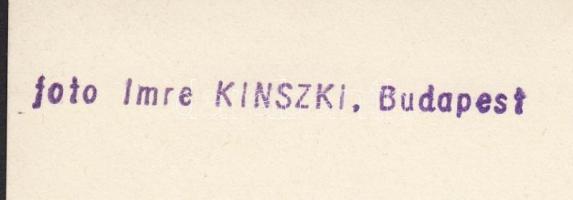 1933-1935 Kinszki Imre (1901-1945): Jégkaparók. Vintage fotó, hátoldalán szerzői pecséttel jelzett, ...