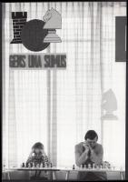 1960-1970 Sakk a fotóművészetben: Helena Suková: Gens una sumus 1-2. 2db vintage fotóművészeti alkotás, 24x18cm