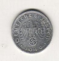 D.3.Reich 1940D 50Pf Alu h.k-tel T:3