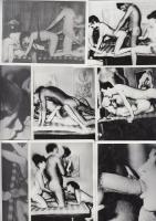 cca 1960 34 db pornófotó, illetve egy antik pornográf freskó fotóreprodukciója / 
Porno pictures