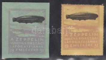 Fogazott + vágott Zeppelin levélzáró