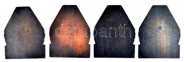 1960-66. 4db különféle vívással kapcsolatos díjérem T:2