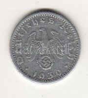 D.3.Reich 1939F 50Pf Alu h.k-tel T:3