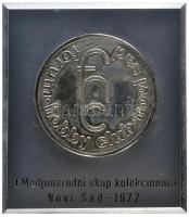 Szerbia 1970-es évek 2db klf Újvidék plakett T:2 +  3db klf vegyes Br és Al emlékérem T:PP,2
Serbia ...