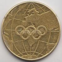 Csúcs Viktória (1934-) 1973. "München Olimpia" aranyozott Br emlékérem (34mm) T:2