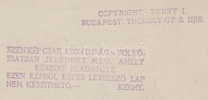 cca 1930-1940 Kerny István (1879-1963): Zsámbéki romok. Vintage fotó, hátoldalán szerzői pecséttel j...
