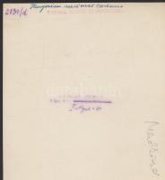 cca 1930-1940 Kerny István (1879-1963): Mezőkövesdi viselet. Vintage fotó, hátoldalán szerzői pecsét...