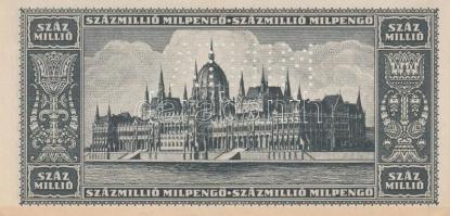 1946. 100.000.000MP hamis "MINTA" perforációval T:I