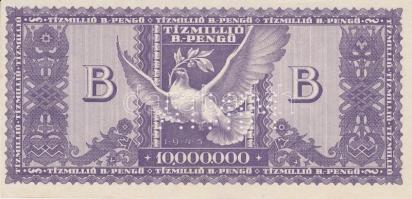 1946. 10.000.000BP hamis "MINTA" perforációval T:I-