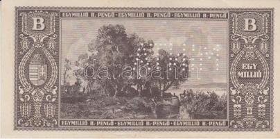 1946. 1.000.000BP hamis "MINTA" perforációval T:I