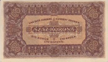 1923. 100K "Magyar Pénzjegynyomda Rt. Budapest" T:I