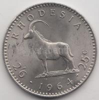Rhodesia 1964. 25c Cu-Ni II. Erzsébet T:1- Rhodesia 1964. 25 Cents Cu-Ni Elisabeth II C:AU