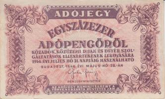 1946. 10.000AP - 1.000.000AP 9db klf bankjegy T:vegyes