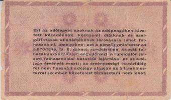 1946. 10.000AP - 500.000AP 7db klf bankjegy T:vegyes