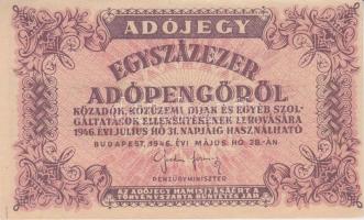 1946. 10.000AP - 500.000AP 7db klf bankjegy T:vegyes