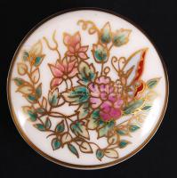 Zsolnay virágmintás gyógyszeres doboz, kézzel festett, jelzett, hibátlan/
Zsolnay hand painted box i...