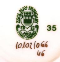 Zsolnay virágmintás gyógyszeres doboz, kézzel festett, jelzett, hibátlan/
Zsolnay hand painted box i...