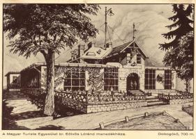 Dobogókő a Magyar Turista Egyesület Eötvös Lóránd menedékháza (b)