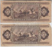1951. 50Ft (2x) T:III,III-