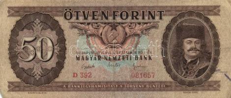 1951. 50Ft (2x) T:III,III-