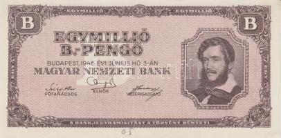 1946. 1.000.000BP (5x) T:I-,II (hajtatlanok)