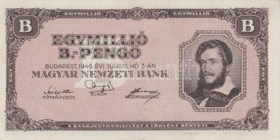 1946. 1.000.000BP (5x) T:I-,II (hajtatlanok)