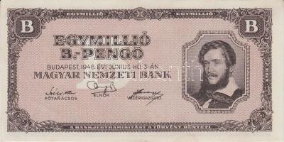 1946. 1.000.000BP (5x) T:I-,II (hajtatlanok)