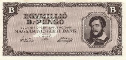 1946. 1.000.000BP (5x) T:I-,II (hajtatlanok)