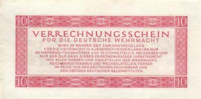 Német 3.Birodalom/Deutsche Wehrmacht (Német Véderő) 1944. 1M (2x) + 10M (2x) T:I-,II (hajtatlanok)
G...